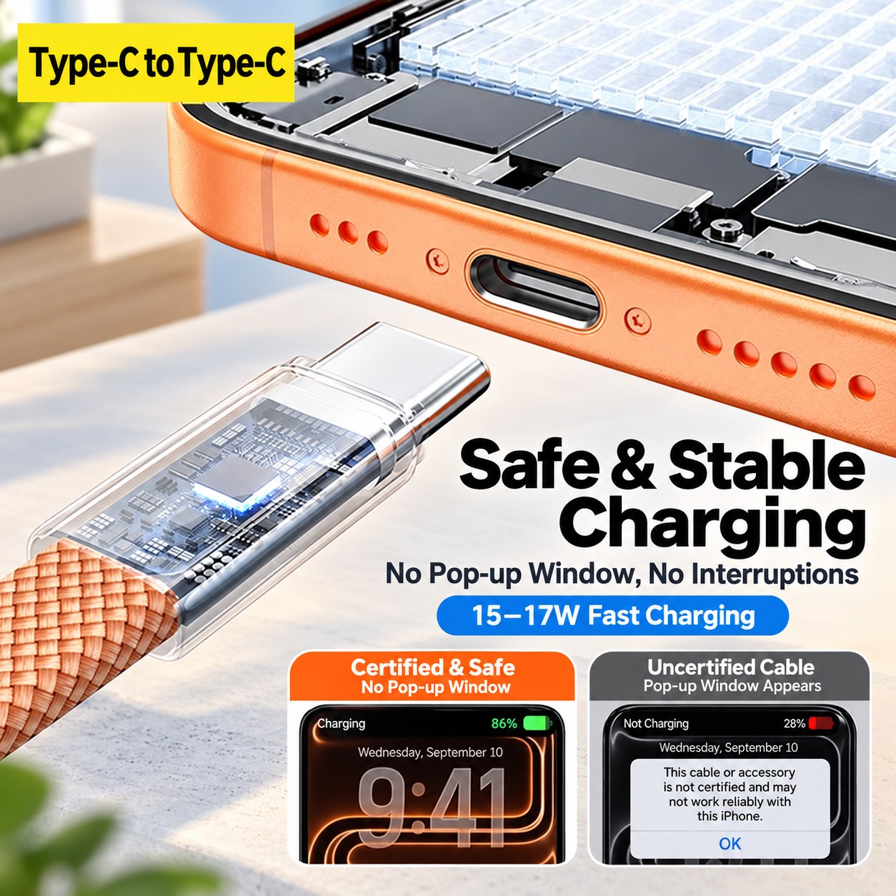 120W USB-C Cable · Short & Long — 4