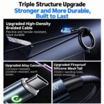 100W USB-C Cable with Flowing Light