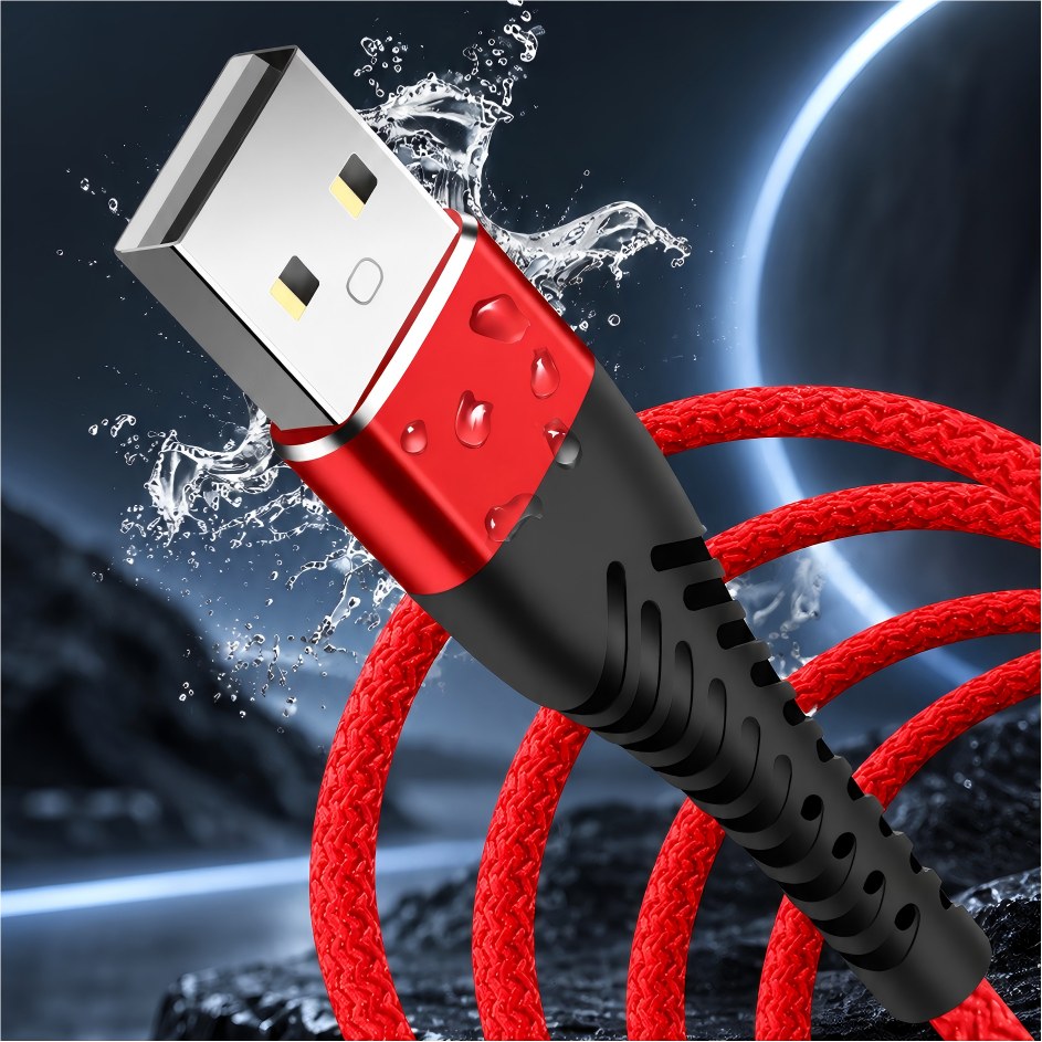 2.4A Braided USB to 8-Pin Cable — 2