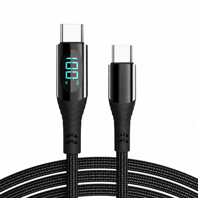 100W USB-C Cable with LED Display