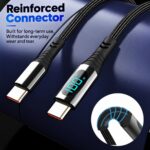 100W USB-C Cable with LED Display