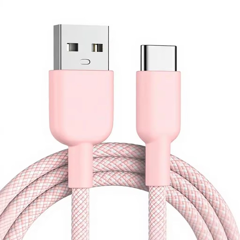 3A Reinforced Nylon USB-A to USB-C Cable — 4