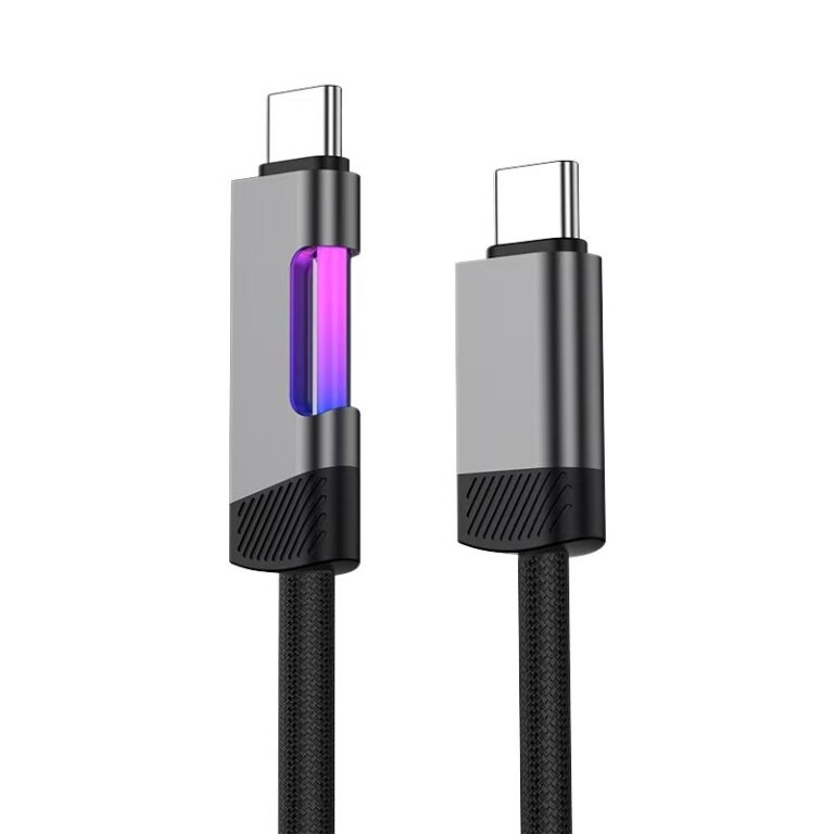 100W USB-C Cable with Colorful LED