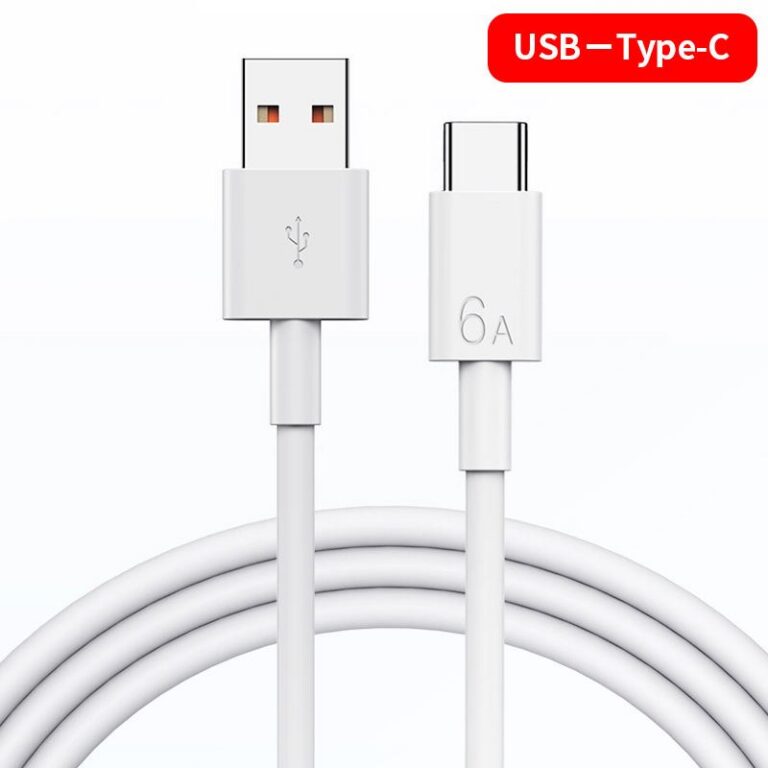 66W 6A USB-A to USB-C Cable