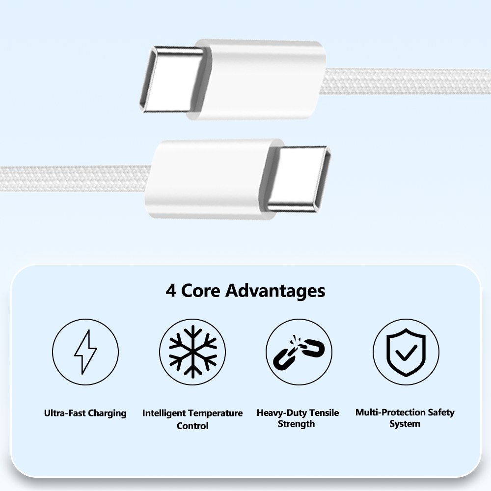 60W USB-C to USB-C Charging Cable — 4